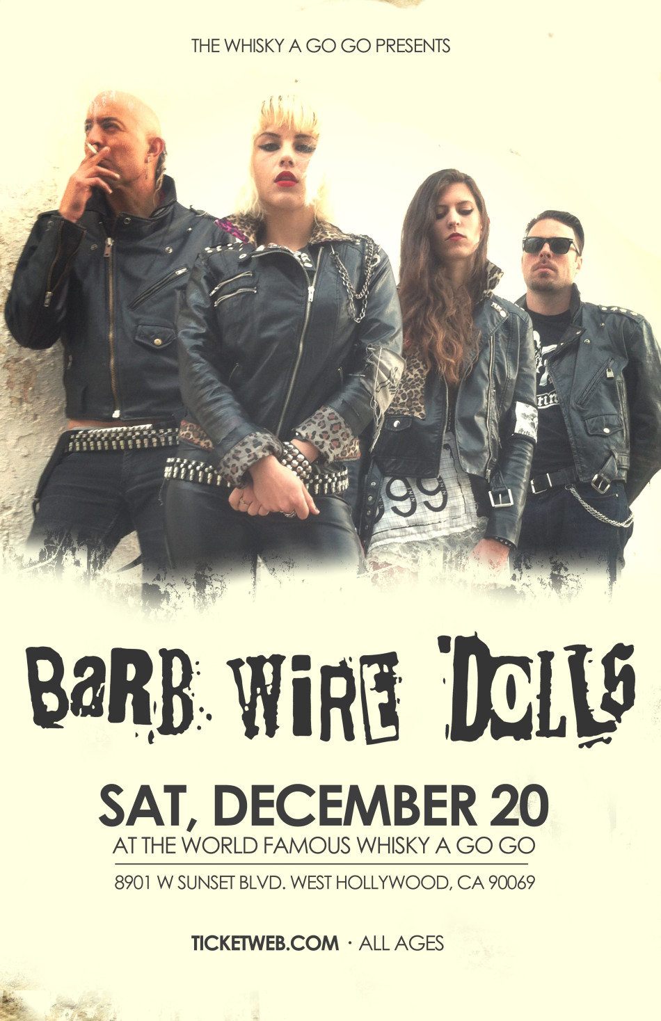 BARB WIRE DOLLS, RAUKOUS, TANZLER, NITERAIN, BURN THE NIGHT, CIPHERS OF