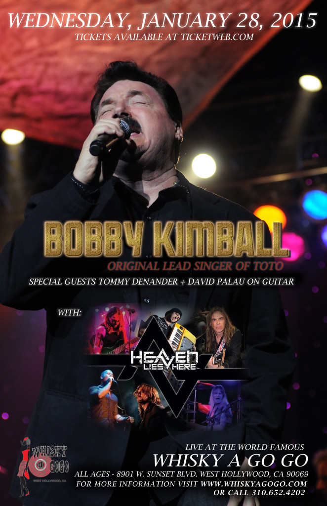 BOBBY KIMBALL (THE ORIGINAL LEAD SINGER OF TOTO), HEAVEN LIES HERE, KI